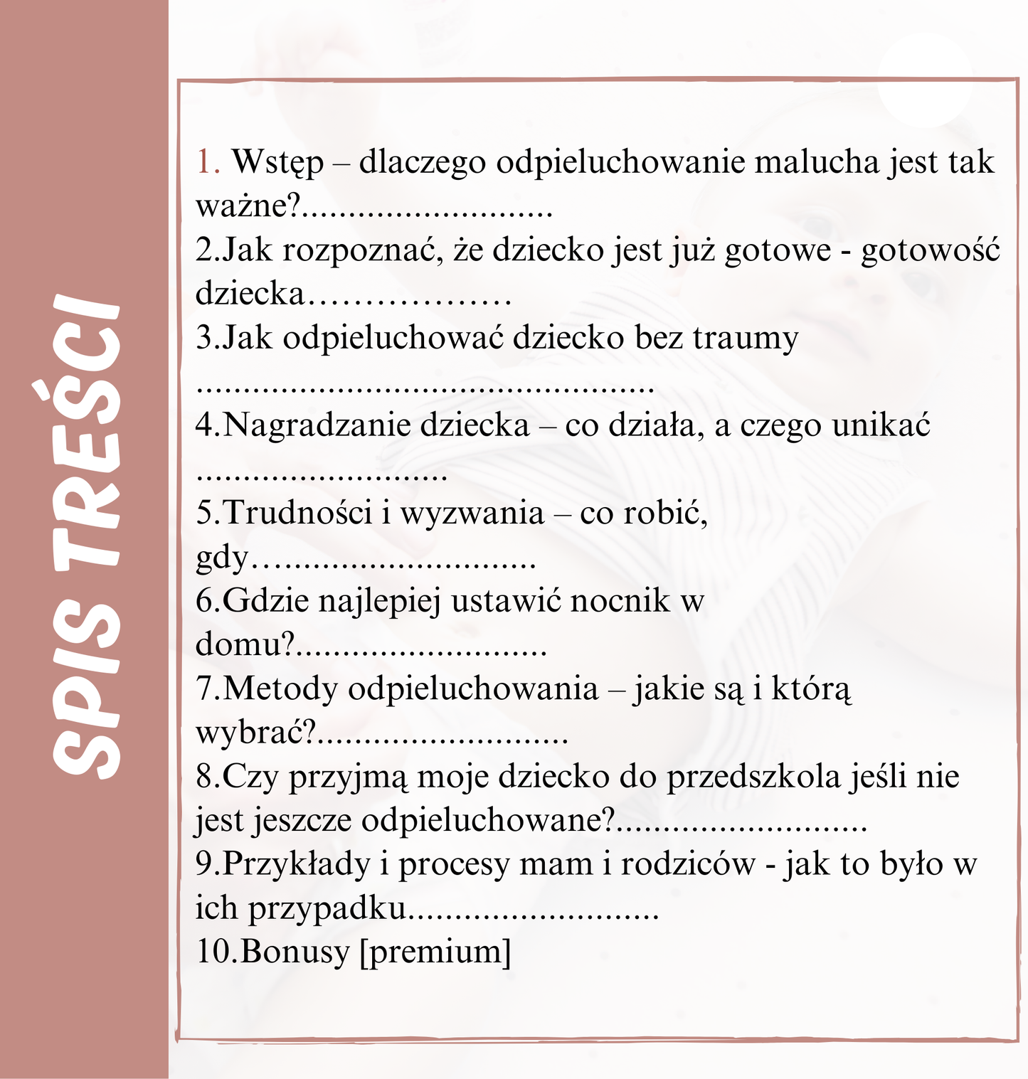 Ebook rozstanie z pieluszką - twój praktyczny przewodnik jak pozbyć się pieluszki raz na zawsze